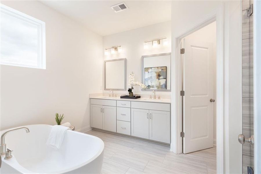Furnished interior view inside a new home in , Sugar Hill (Image 31).