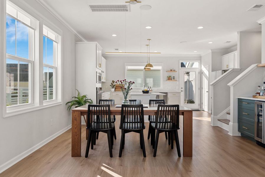 Furnished interior view inside a new home in , Summerville (Image 9).
