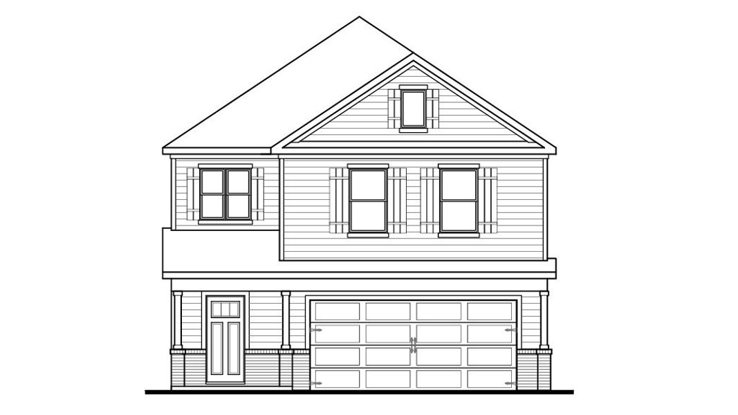 Representative rendering of the exterior for the Edmon by D.R. Horton (Image 2). Representative rendering of the exterior for the Edmon by D.R. Horton (Image 2).