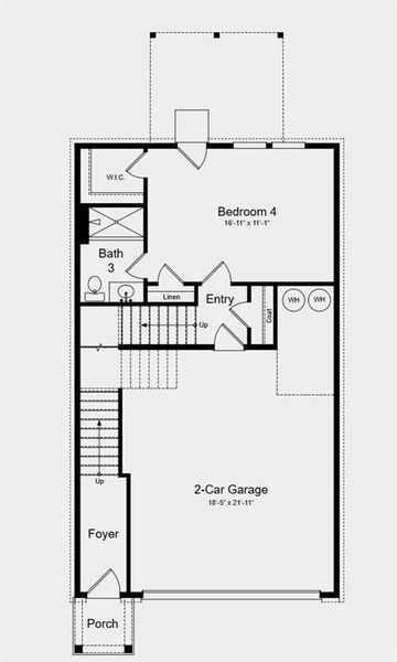 2D floor plan layout of this home in Rosewood Farm, Lawrenceville, GA (Image 3). 2D floor plan layout of this home in Rosewood Farm, Lawrenceville, GA (Image 3).