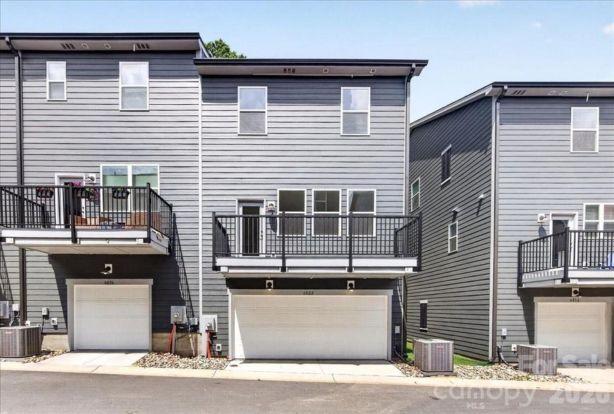 2 bay rear load garage