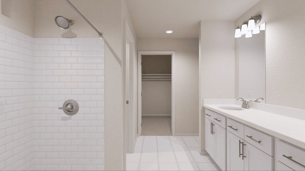 Furnished interior view inside a new home in Green Valley Ranch, Aurora (Image 9).
