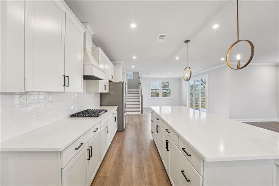 Furnished interior view inside a new home in Tiberon Woods, Cumming (Image 15). Furnished interior view inside a new home in Tiberon Woods, Cumming (Image 15).
