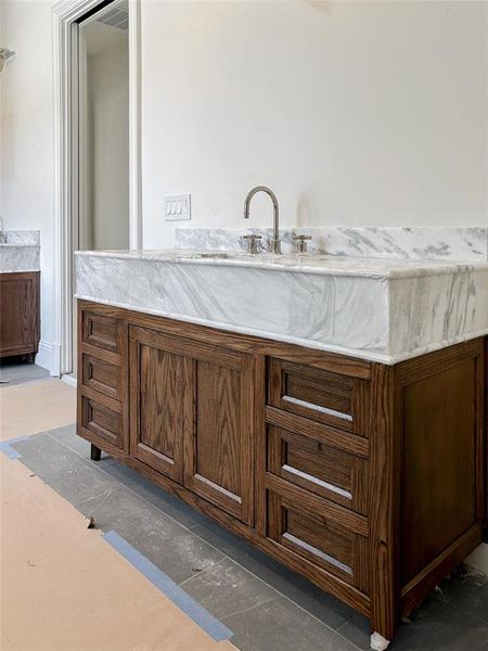 Primary vanity Primary vanity