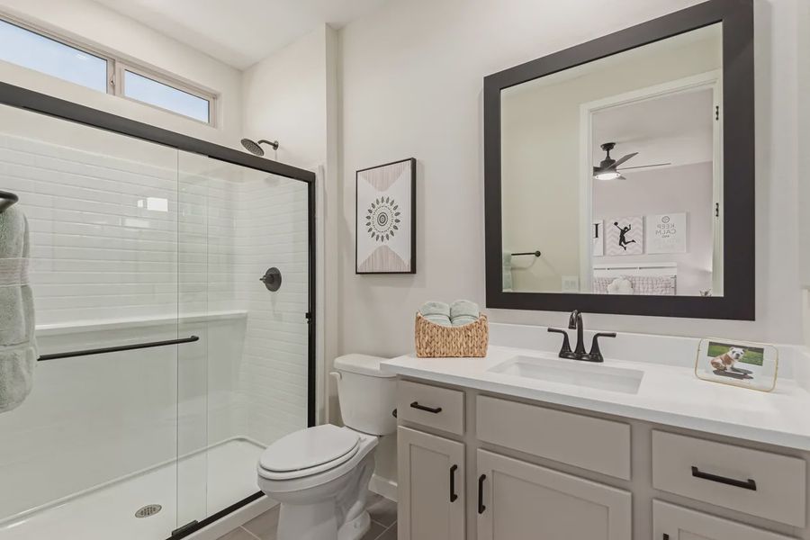 Representative furnished interior of a home built from the Granite Vista Avanti - Plan 2028 by Elliott Homes in Avanti at Granite Vista, Waddell (Image 16).