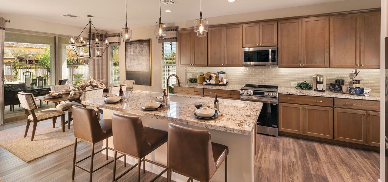 Representative furnished interior of a home built from the Bali II by Robson Resort Communities in Robson Ranch Arizona, Eloy (Image 5).