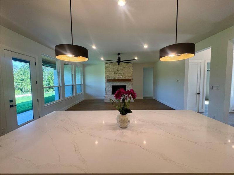 Close-up of interior finishes inside a home in , Weatherford (Image 15).