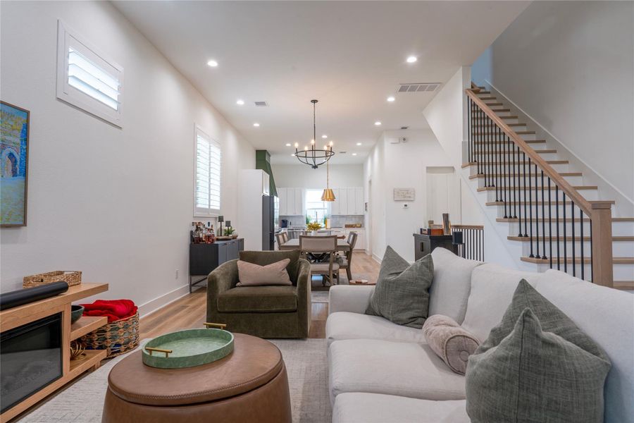 Furnished interior view inside a new home in , Houston (Image 7). Furnished interior view inside a new home in , Houston (Image 7).