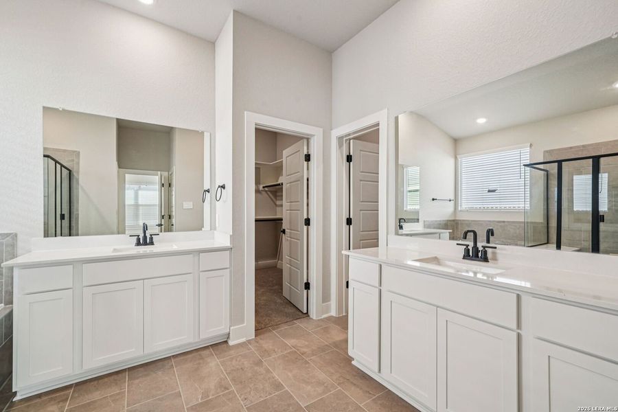 Furnished interior view inside a new home in Estancia Ranch - Classic Series, San Antonio (Image 9).
