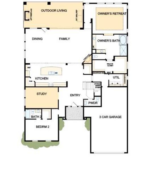 The success of a floor plan is the way you can move through it…You’ll be amazed at how well this home lives…We call it traffic patterns.