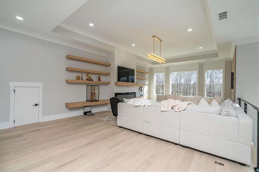 Furnished interior view inside a new home in , Hoschton (Image 12).