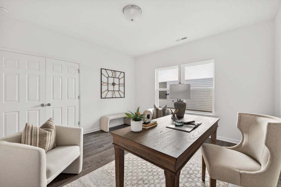 Furnished interior view inside a new home in Copper Ridge at Flowers Plantation, Clayton (Image 15).