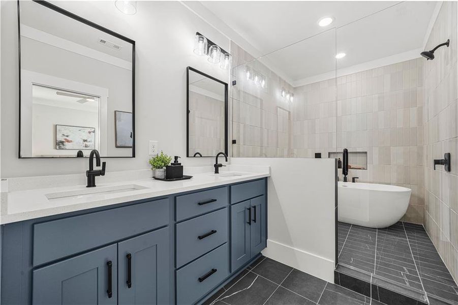 Furnished interior view inside a new home in , Scottdale (Image 10).