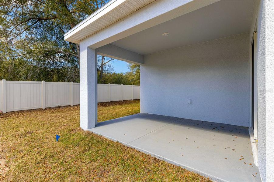 Exterior details and patio area of a home in , Wildwood (Image 25).