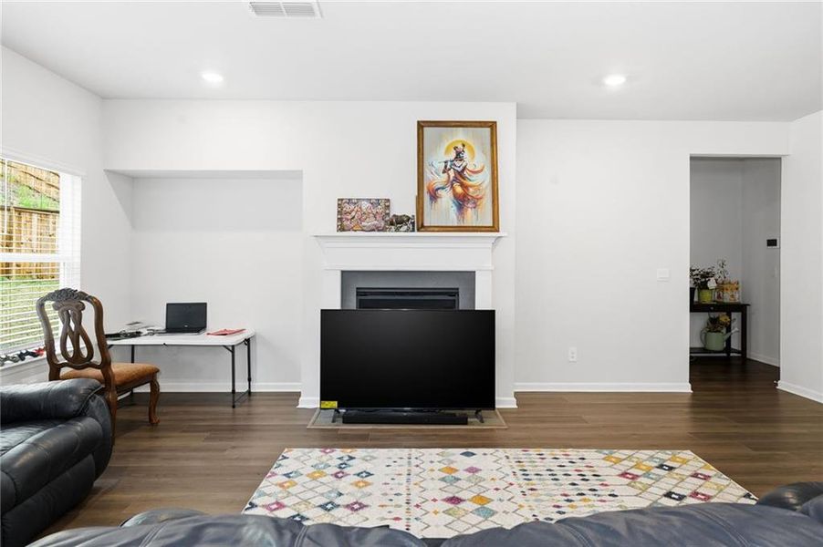 Furnished interior view inside a new home in Vistas at Towne Mill, Canton (Image 16).
