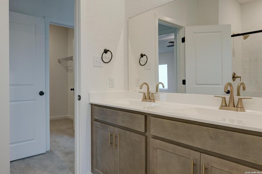 Furnished interior view inside a new home in Hennersby Hollow, San Antonio (Image 8). Furnished interior view inside a new home in Hennersby Hollow, San Antonio (Image 8).