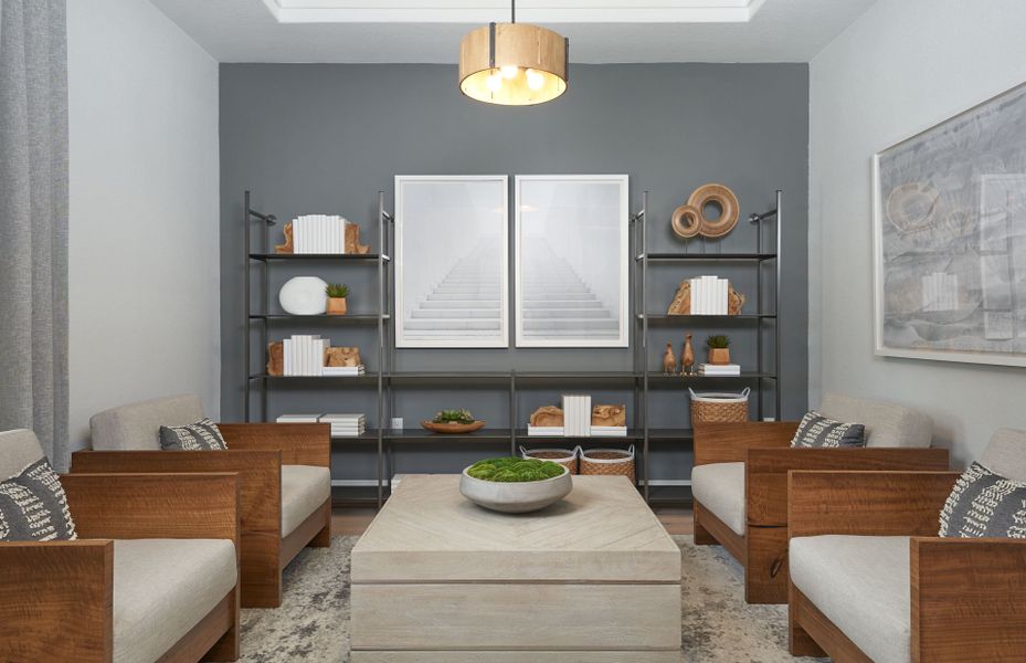 Representative furnished interior of a home built from the Stellar by Del Webb in Del Webb Austin at Lost Pines, Bastrop (Image 14). Representative furnished interior of a home built from the Stellar by Del Webb in Del Webb Austin at Lost Pines, Bastrop (Image 14).