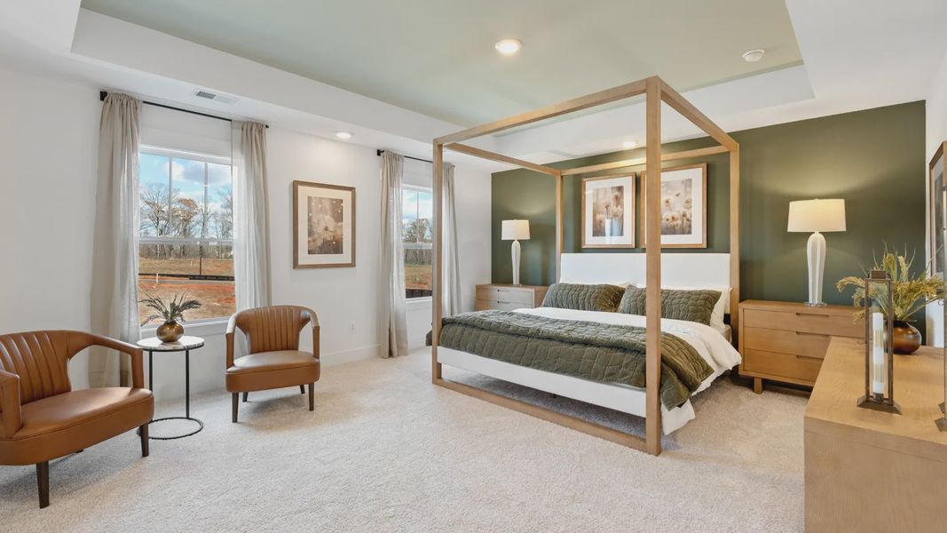 Furnished interior view inside a new home in Fox Hollow, Spartanburg (Image 16).