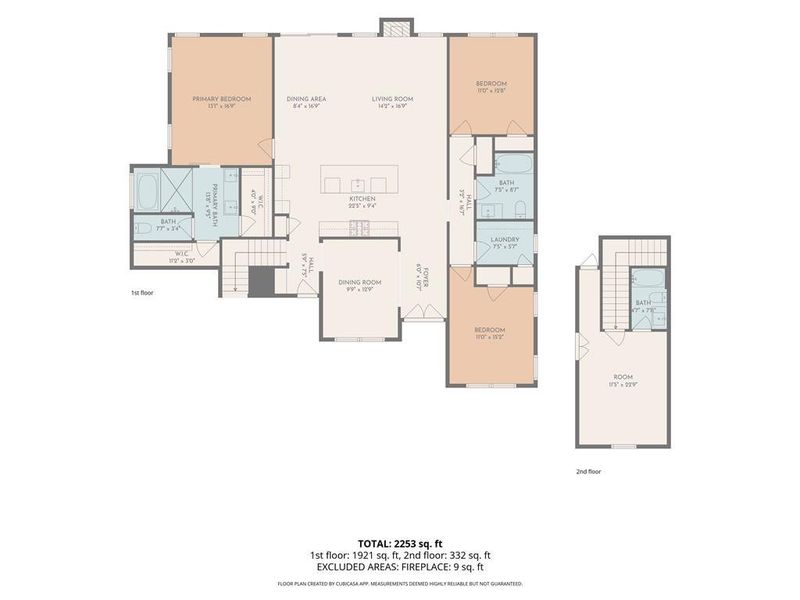 2D floor plan layout of this home in , Gainesville, GA (Image 6).