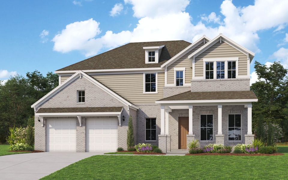Representative exterior photo of a completed home built from the Shetland by John Wieland in Treymor, Mount Juliet, TN (Image 18).