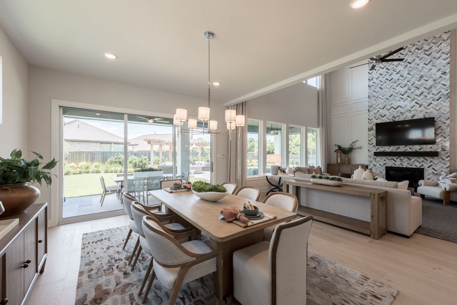 Furnished interior view inside a new home in Evergrove, Richmond (Image 11).