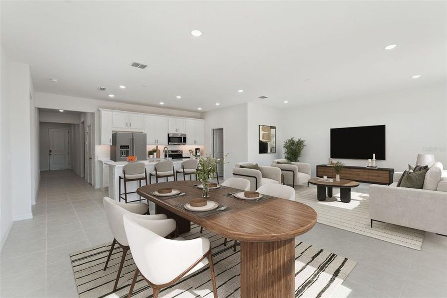 Furnished interior view inside a new home in Estes Reserve, Eustis (Image 5).
