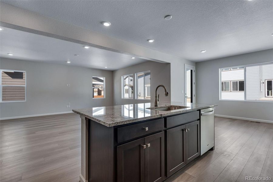 Furnished interior view inside a new home in Medley at Reunion Ridge, Commerce City (Image 16).