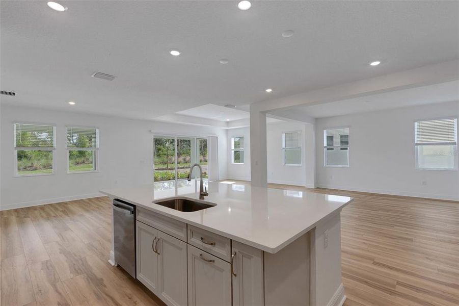 Furnished interior view inside a new home in Hawkstone, Sarasota (Image 12).