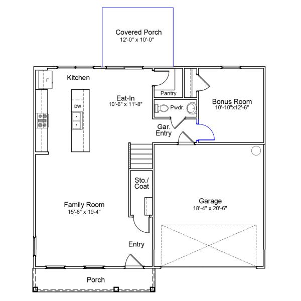 2D floor plan layout of this home in Hanes Lake, Winston-Salem, NC (Image 2). 2D floor plan layout of this home in Hanes Lake, Winston-Salem, NC (Image 2).