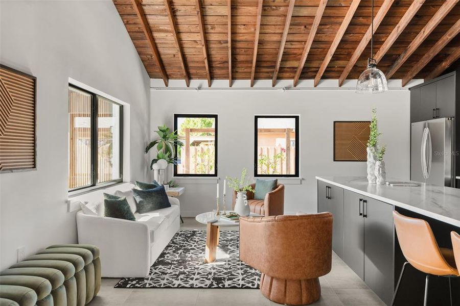 Furnished interior view inside a new home in , Winter Park (Image 38).