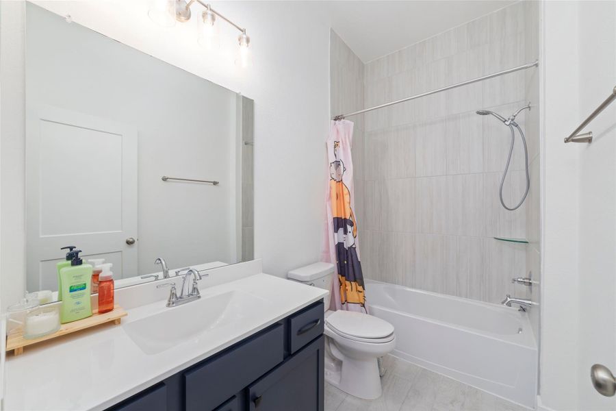 Furnished interior view inside a new home in Bridgeland 45's, Cypress (Image 10).