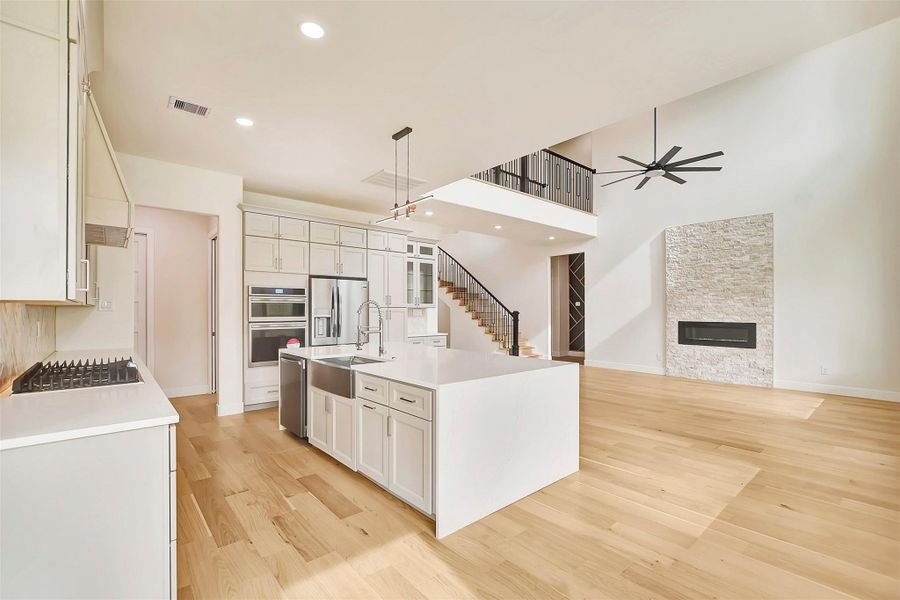 Furnished interior view inside a new home in , Houston (Image 9). Furnished interior view inside a new home in , Houston (Image 9).