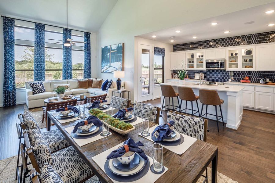 Representative Dining Room - some options shown Representative Dining Room - some options shown