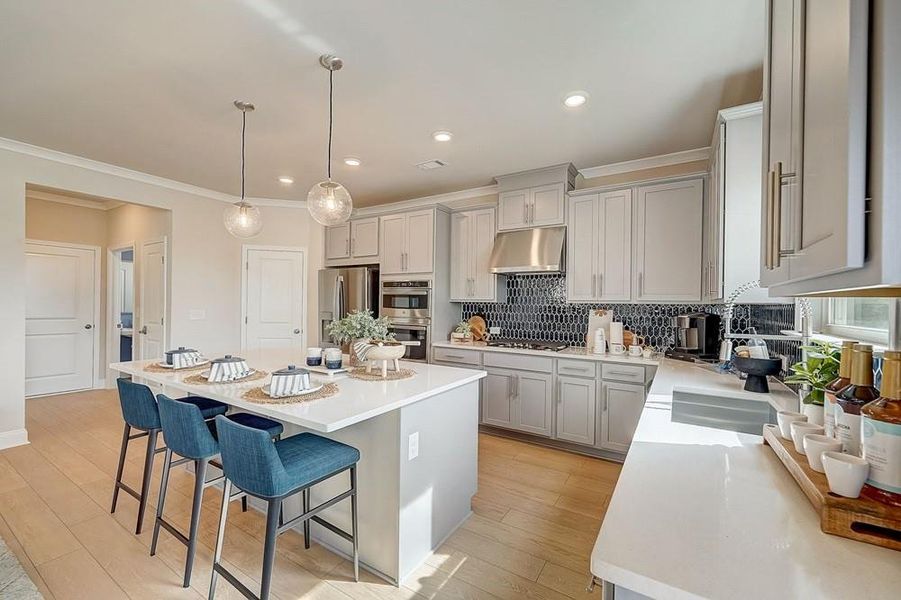 Furnished interior view inside a new home in Dreycott, Lawrenceville (Image 8).