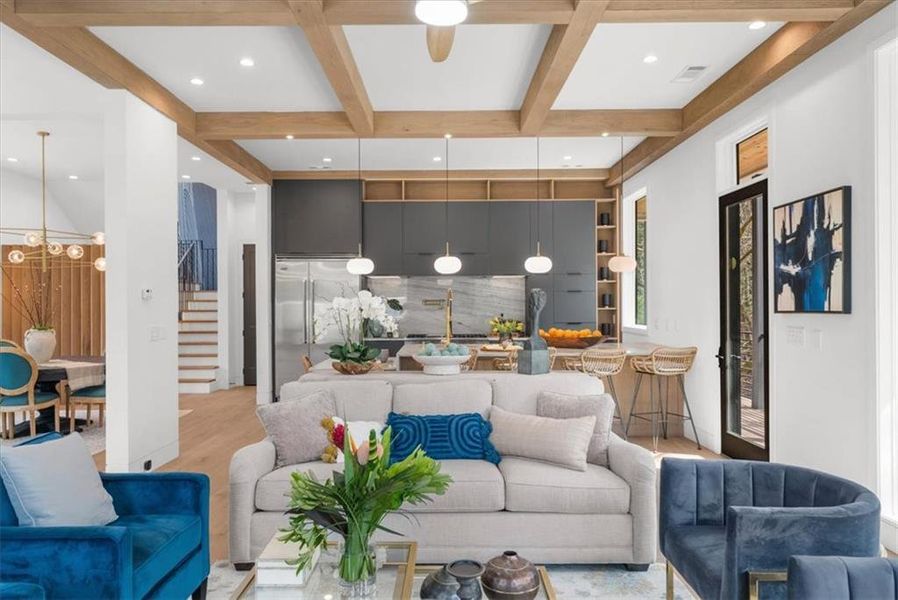 Furnished interior view inside a new home in , Atlanta (Image 7).