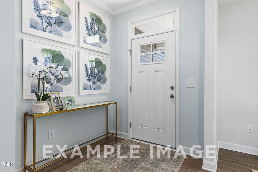 Furnished interior view inside a new home in Tobacco Road, Angier (Image 3).