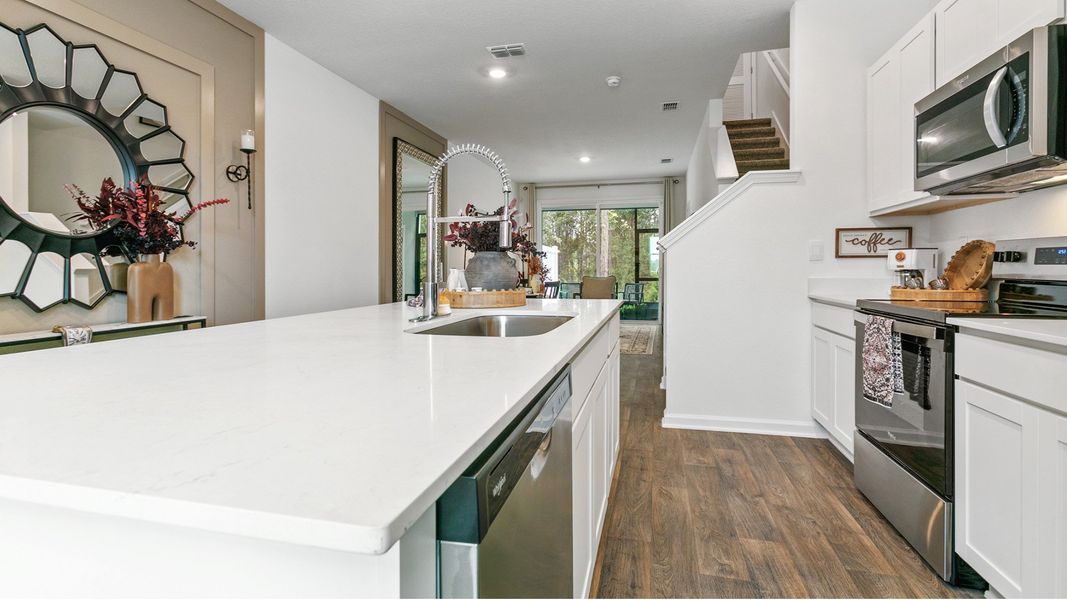 Representative furnished interior of a home built from the Osmond by D.R. Horton in Cordera Townhomes Express, St. Augustine (Image 6). Representative furnished interior of a home built from the Osmond by D.R. Horton in Cordera Townhomes Express, St. Augustine (Image 6).