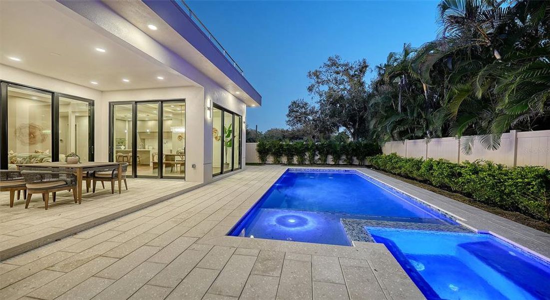 Exterior details and patio area of a home in , Sarasota (Image 41).