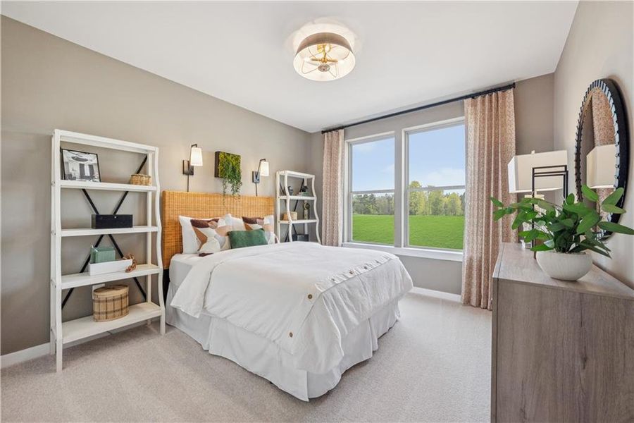 Furnished interior view inside a new home in , Atlanta (Image 25).