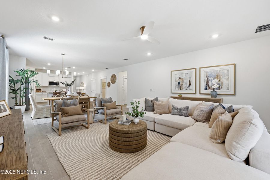 Furnished interior view inside a new home in , Green Cove Springs (Image 12). Furnished interior view inside a new home in , Green Cove Springs (Image 12).