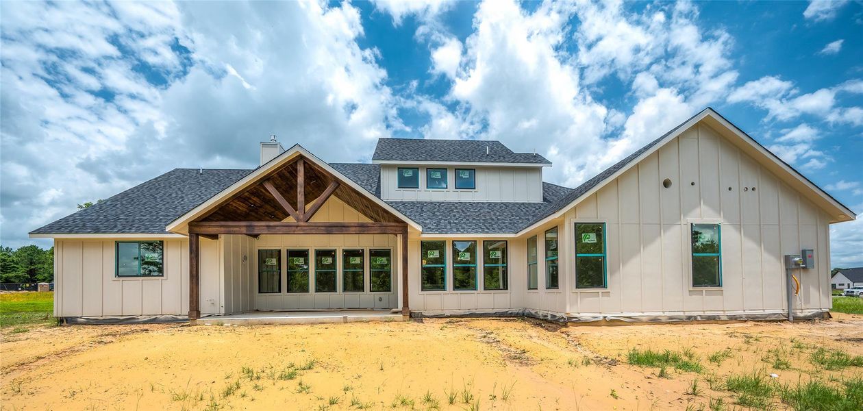 Exterior details and patio area of a home in , Montgomery (Image 3). Exterior details and patio area of a home in , Montgomery (Image 3).
