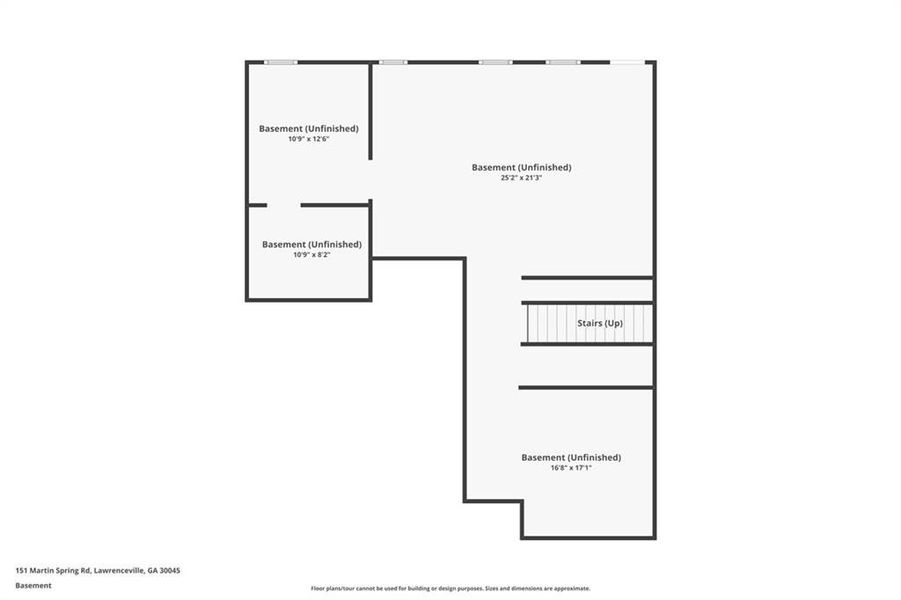 2D floor plan layout of this home in Harmony Manor, Fairburn, GA (Image 7).