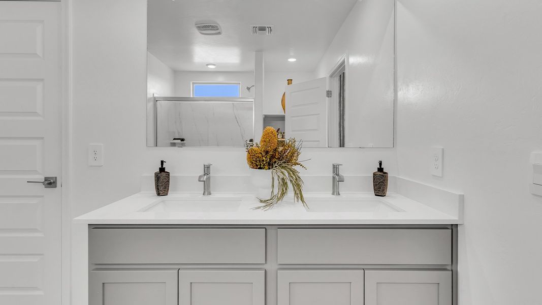 Furnished interior view inside a new home in Coronet at Gladden Farms, Marana (Image 41). Furnished interior view inside a new home in Coronet at Gladden Farms, Marana (Image 41).