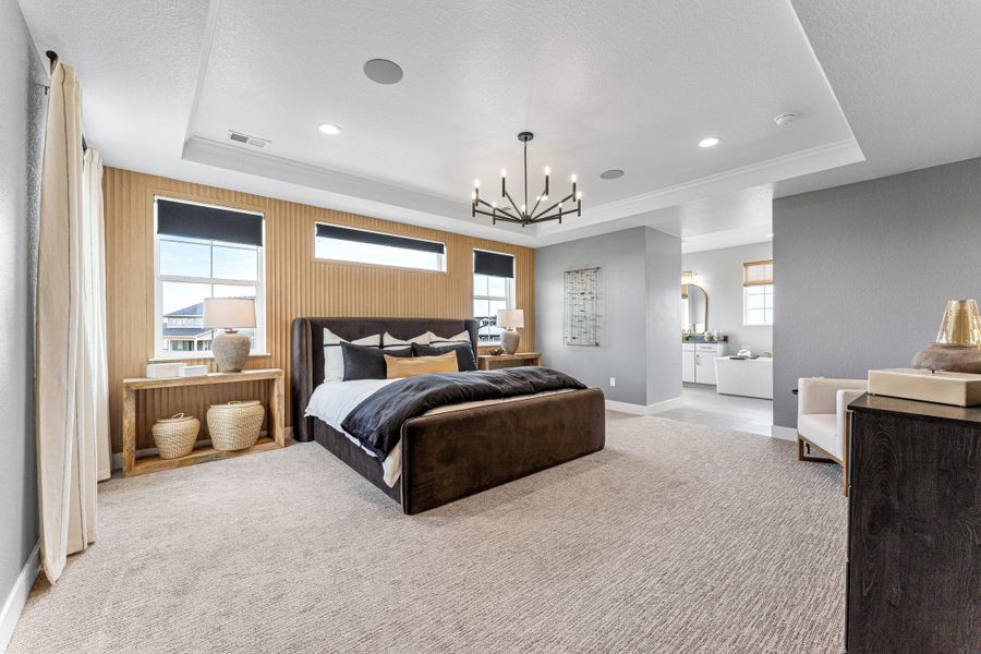 Representative furnished interior of a home built from the Vail by Taylor Morrison in Macanta Destination Collection, Castle Rock (Image 22).