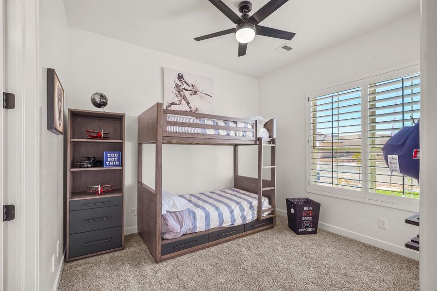 Representative furnished interior of a home built from the Escondido by LEH. Homes in Verdancia, El Paso (Image 52).