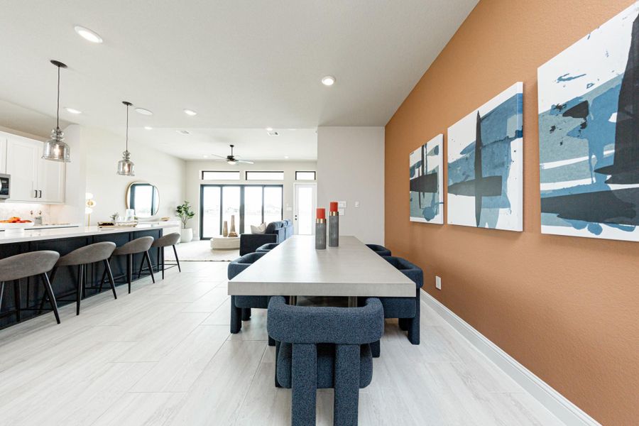 Furnished interior view inside a new home in Sienna: Signature Series, Missouri City (Image 8).