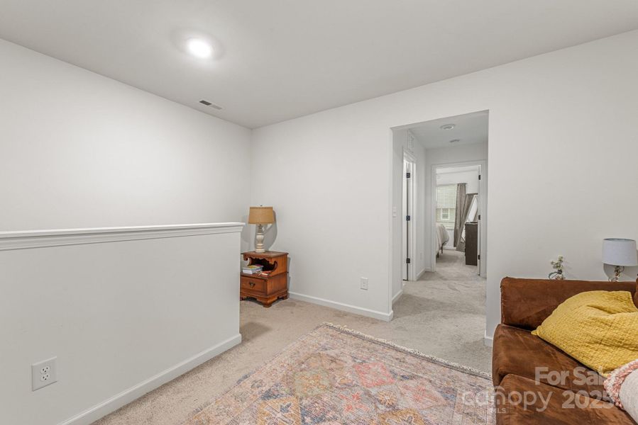 Loft to Guest bedroom view