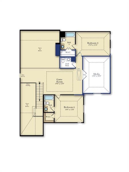 This dream home features elevation C, the option media room, optional half bath upstairs and so much more! This dream home features elevation C, the option media room, optional half bath upstairs and so much more!