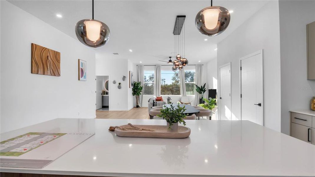 Furnished interior view inside a new home in , St. Petersburg (Image 12).