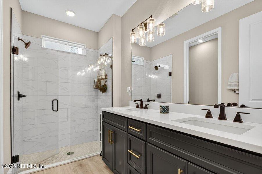 Furnished interior view inside a new home in , Jacksonville (Image 15). Furnished interior view inside a new home in , Jacksonville (Image 15).